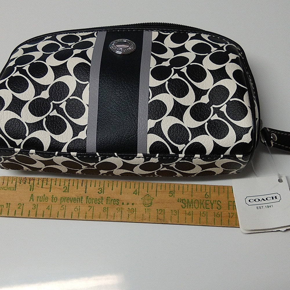 Coach Signature Makeup Bag